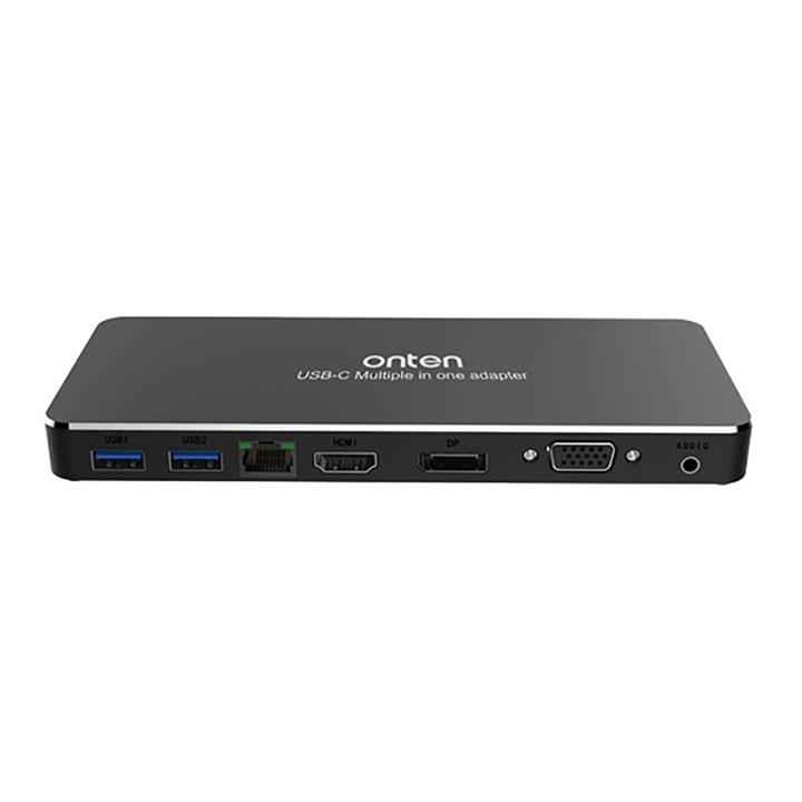 هاب 9 پورت USB-C اونتن مدل OTN-9188S ONTEN OTN-9188S USB-C 9 Port Hub